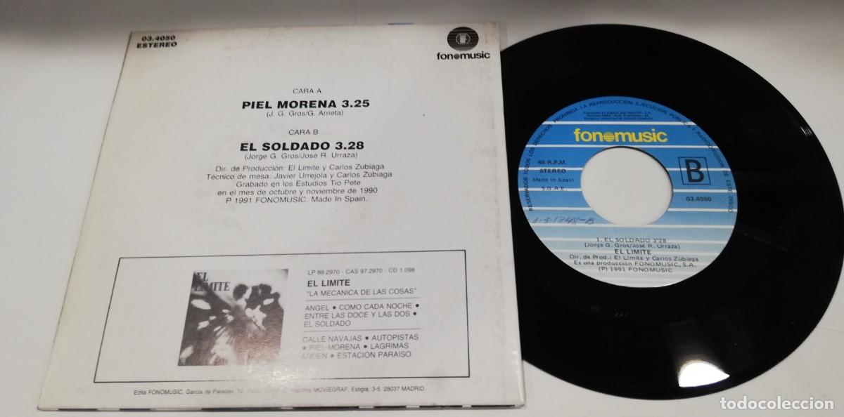 Discos de vinilo: SCO50-El Limite - Piel Morena (7&rdquo;, Single) - Foto 2