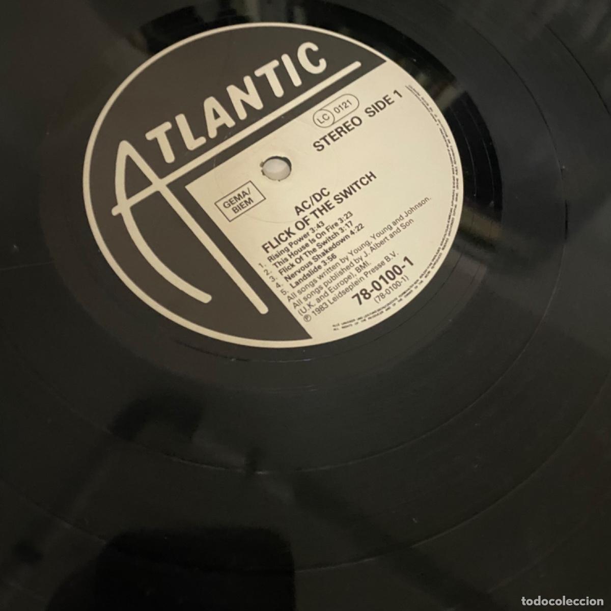 Discos de vinilo: AC/DC FLICK OF THE SWITCH - Foto 3