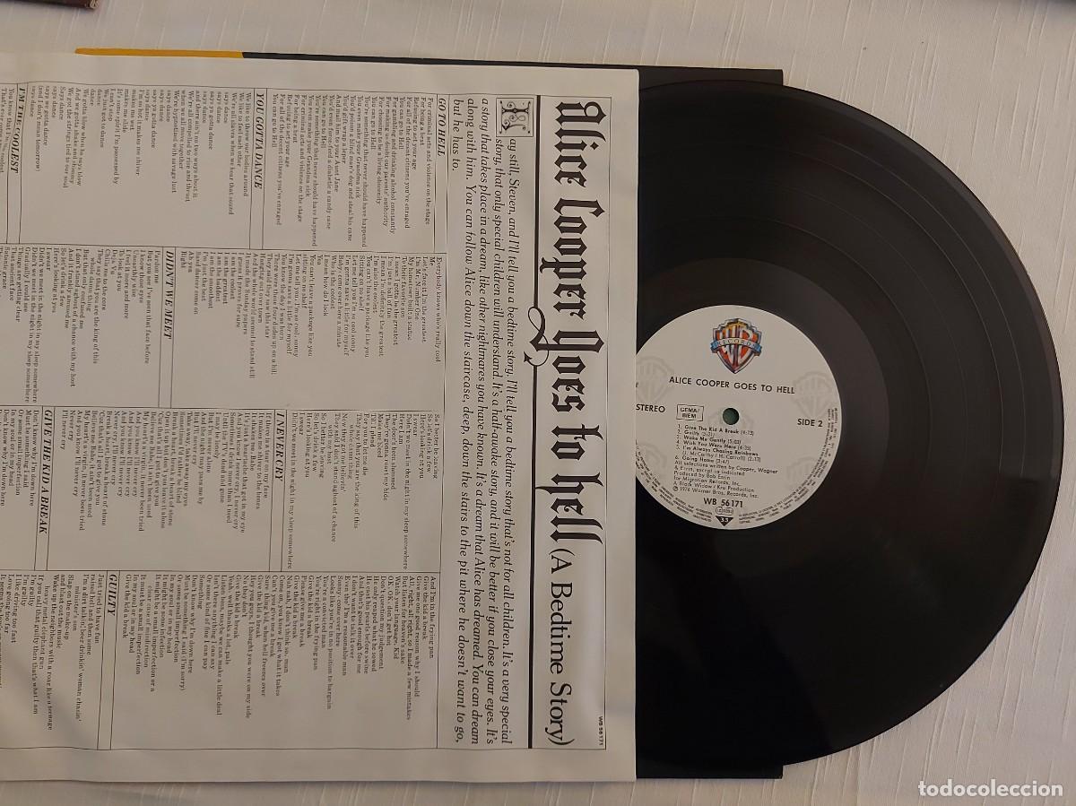 Discos de vinilo: LP Alice Cooper. Goes To hell. - Foto 3