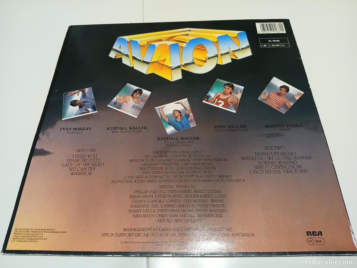 Discos de vinilo: AVION -AVION- (1983) LP DISCO VINILO - Foto 2