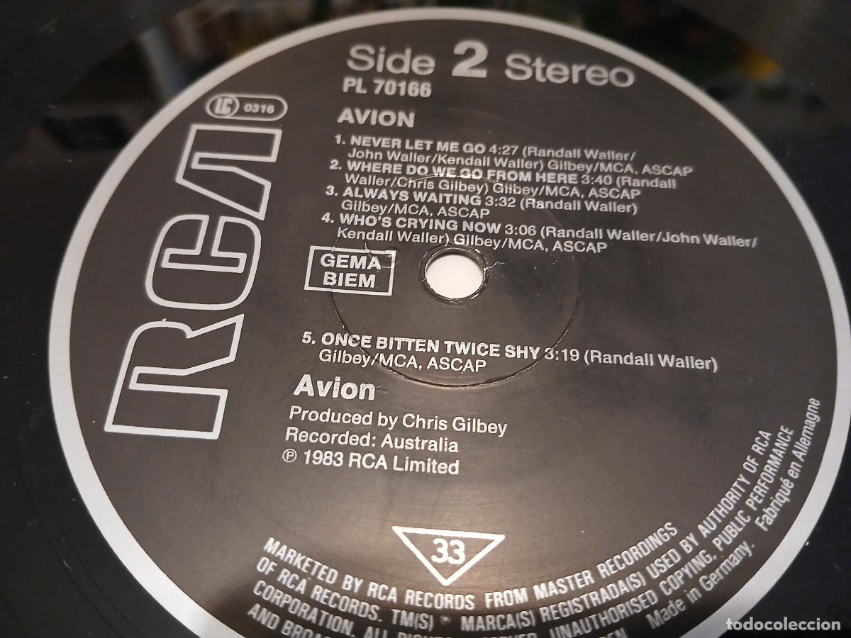 Discos de vinilo: AVION -AVION- (1983) LP DISCO VINILO - Foto 7