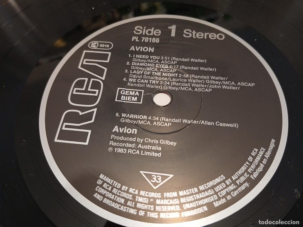 Discos de vinilo: AVION -AVION- (1983) LP DISCO VINILO - Foto 8