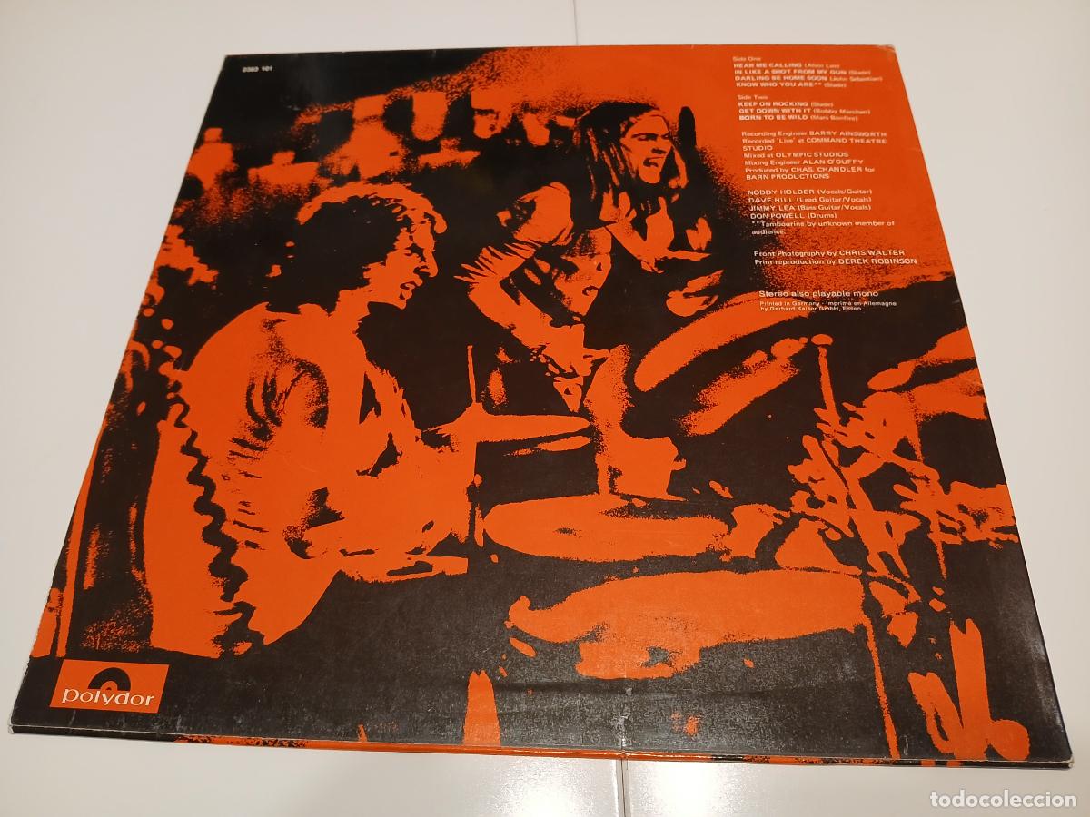 Discos de vinilo: SLADE -SLADE ALIVE!- (1972) LP DISCO VINILO - Foto 2