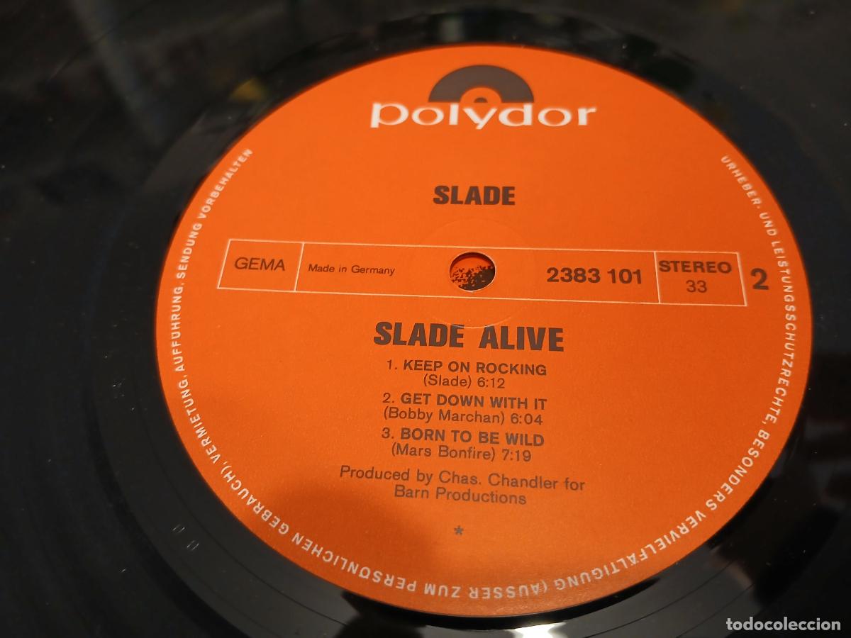 Discos de vinilo: SLADE -SLADE ALIVE!- (1972) LP DISCO VINILO - Foto 6