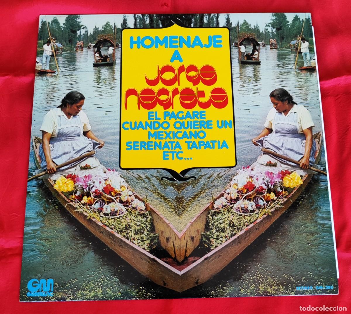 Discos de vinilo: HOMENAJE A JORGE NEGRETE. - Foto 1