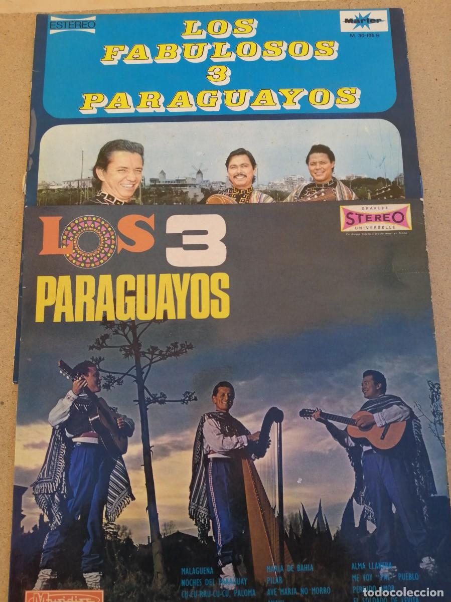 Discos de vinilo: DOS DISCOS LP. LOS TRES PARAGUAYOS - Foto 1