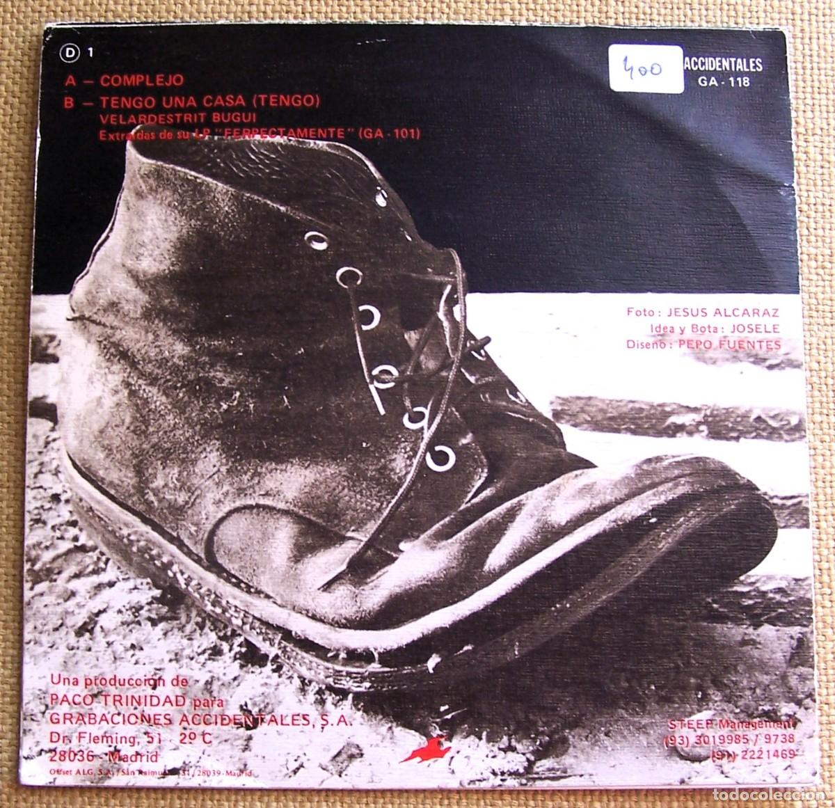Discos de vinilo: LOS ENEMIGOS - COMPLEJO 7&rdquo; - Foto 2