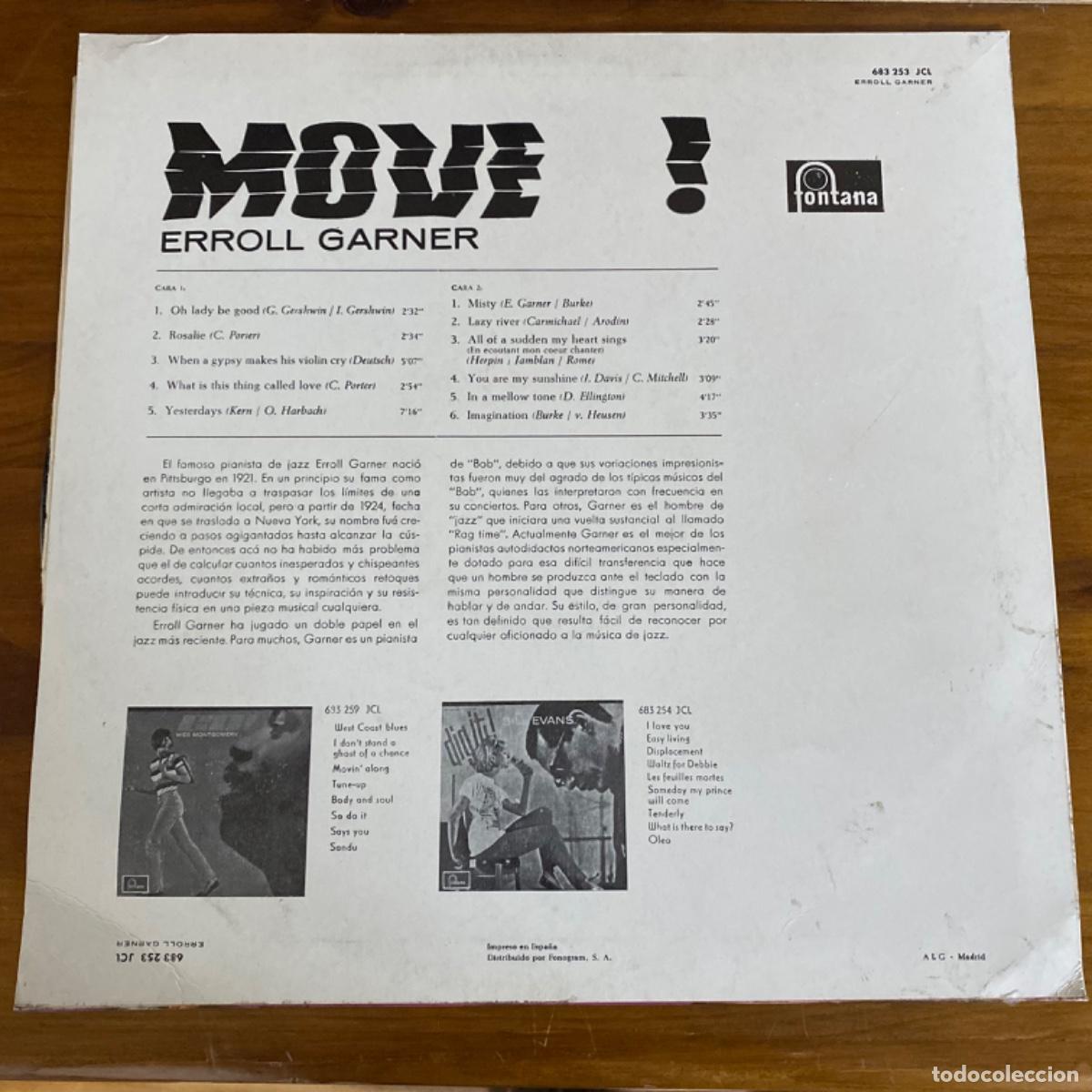 Discos de vinilo: ERROLL GARNER MOVE&hellip;.. - Foto 2