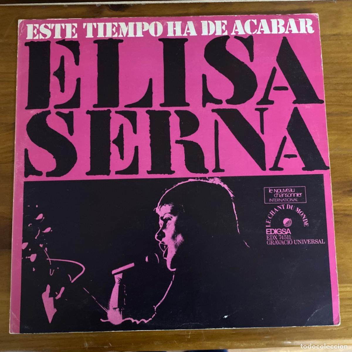 Discos de vinilo: ELISA SERNA ESTE TIEMPO HA DE ACABAR - Foto 1