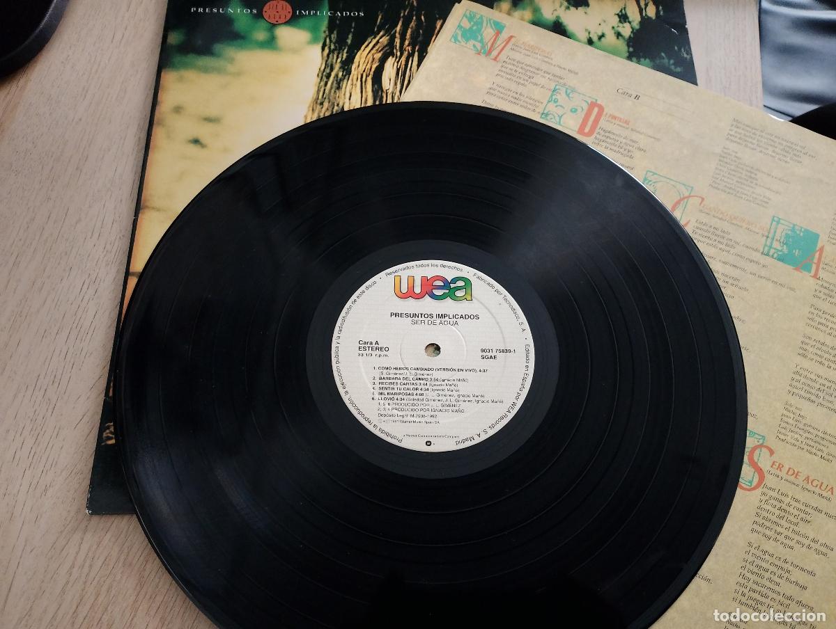 Discos de vinilo: Presuntos Implicados &lrm;&ndash; Ser De Agua 1991 - Foto 4