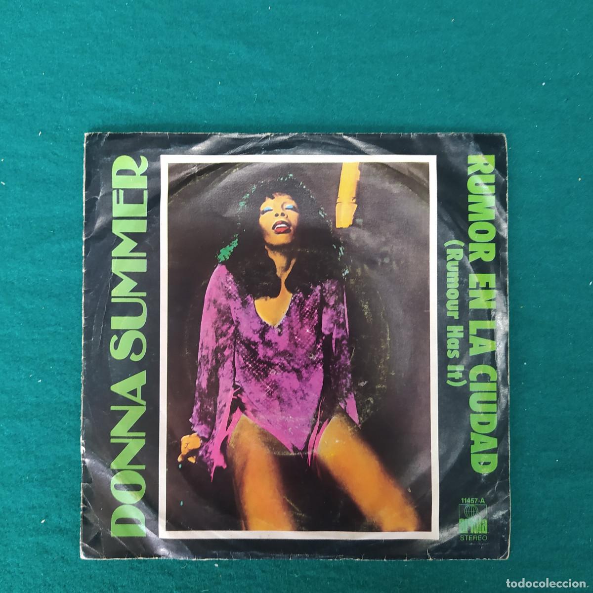 Discos de vinilo: Donna Summer &ndash; Rumor En La Ciudad = Rumour Has It - Foto 1