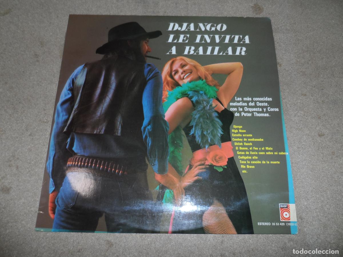 Discos de vinilo: PETER THOMAS - DJANGO LE INVITA A BAILAR (SPAIN 1975) - Foto 1