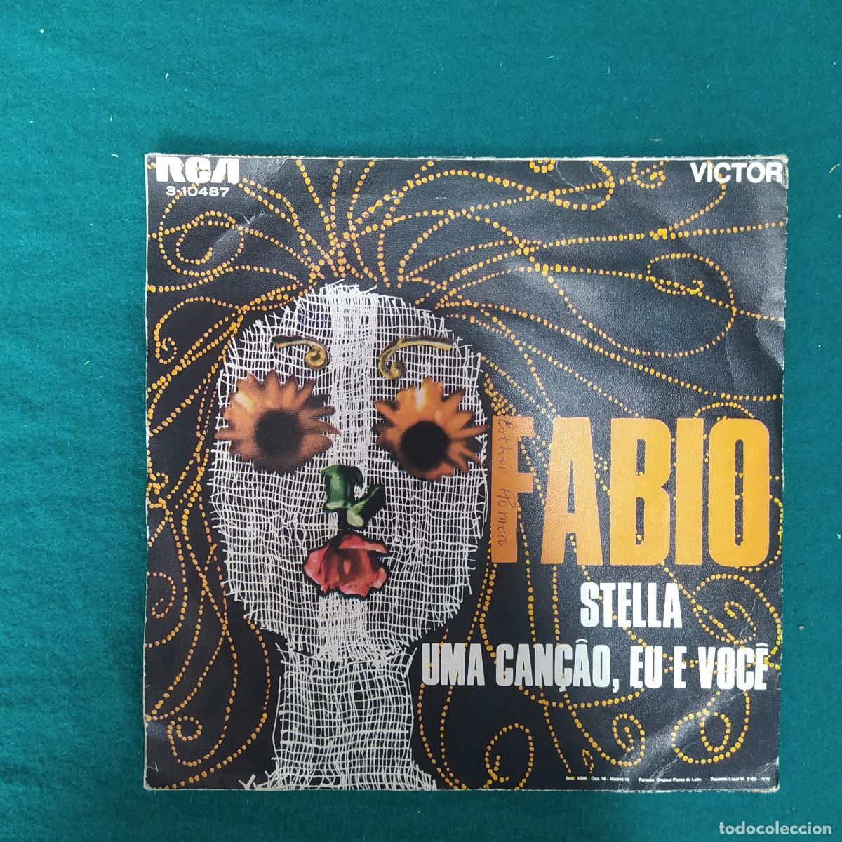 Discos de vinilo: F&aacute;bio &ndash; Stella / Uma Can&ccedil;&atilde;o, Eu E Voc&ecirc; - Foto 2