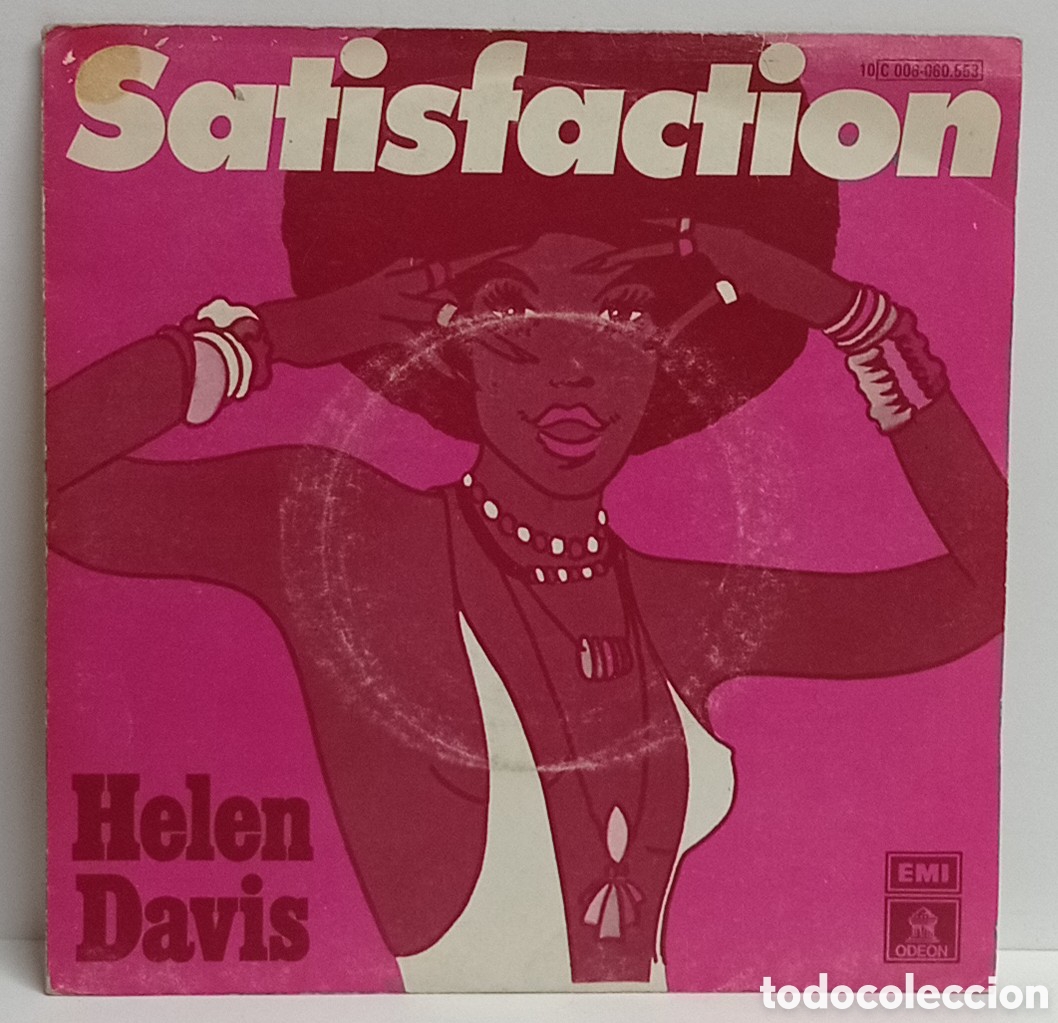 Discos de vinilo: HELEN DAVIS, SATISFACTION (EMI 1978) -SINGLE- - Foto 1