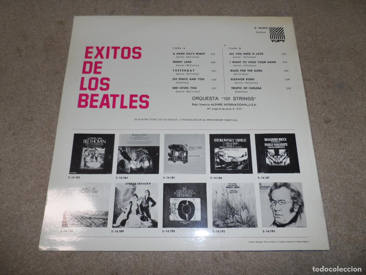 Discos de vinilo: orquesta 101 strings - exitos de los beatles (SPAIN 1970) - Foto 2