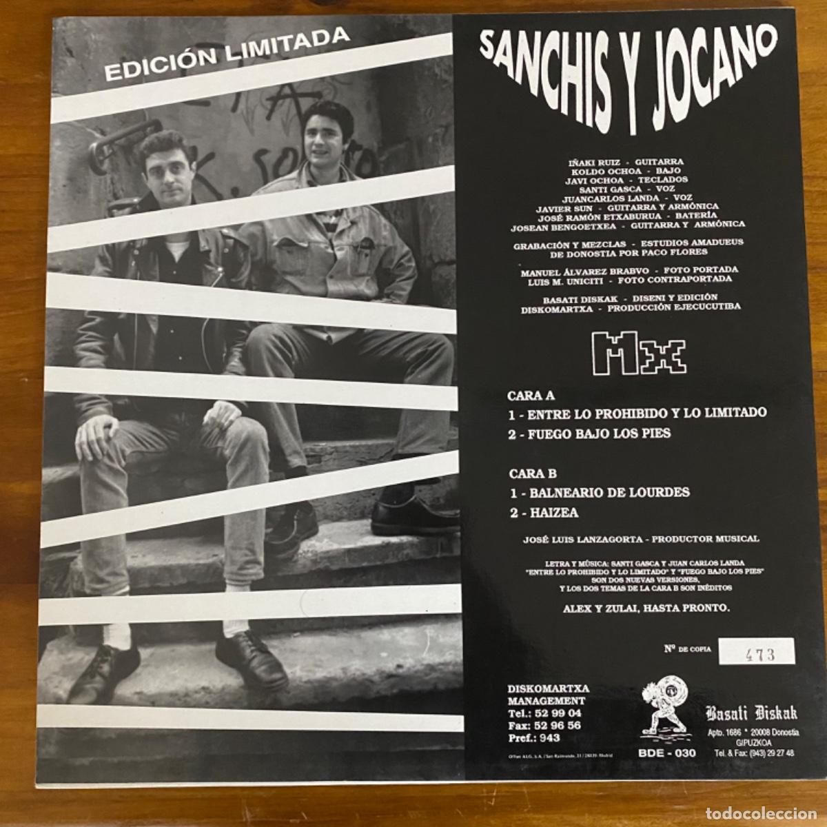 Discos de vinilo: SANCHIS Y JOCANO&hellip;&hellip;&hellip;&hellip;. - Foto 2
