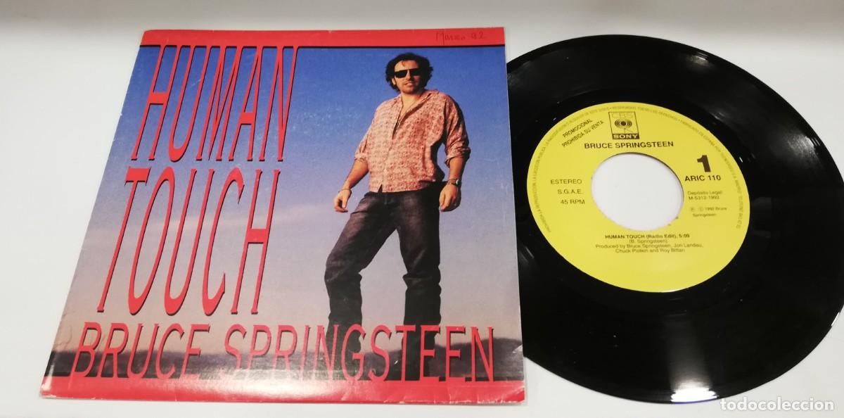 Discos de vinilo: SCO64-Bruce Springsteen - Human Touch (7&rdquo;, S/Sided, Promo) - Foto 1