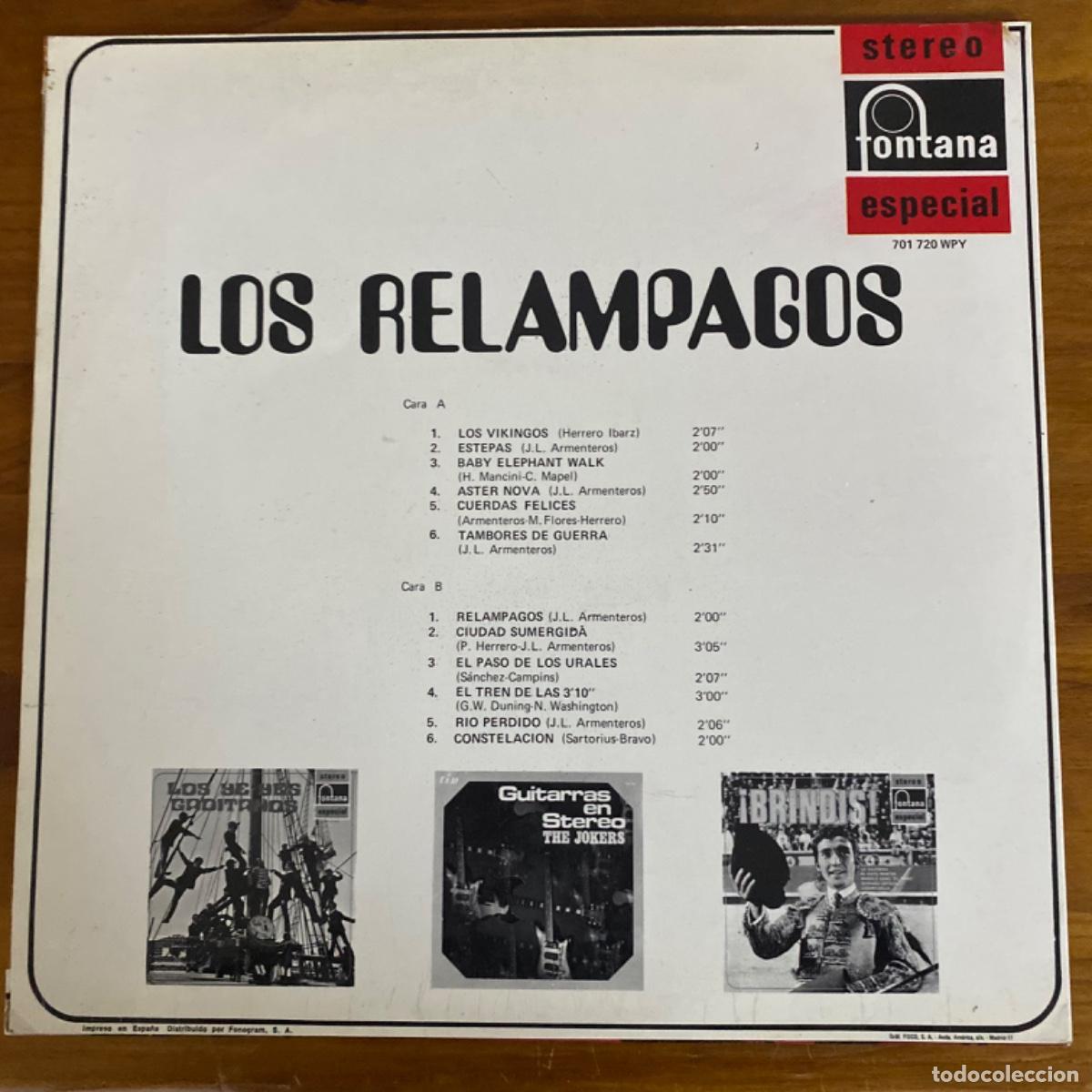 Discos de vinilo: LOS RELAMPAGOS&hellip;&hellip;&hellip;&hellip;&hellip;&hellip;&hellip;.. - Foto 3