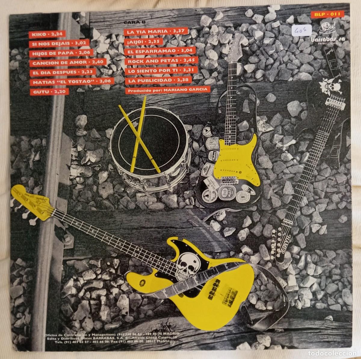 Discos de vinilo: PORRETAS - SI NOS DEJAIS LP - Foto 2