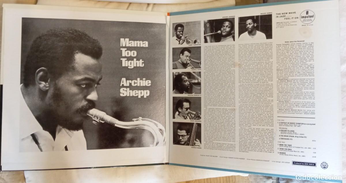 Discos de vinilo: ARCHIE SHEPP - MAMA TOO TIGHT LP - Foto 2