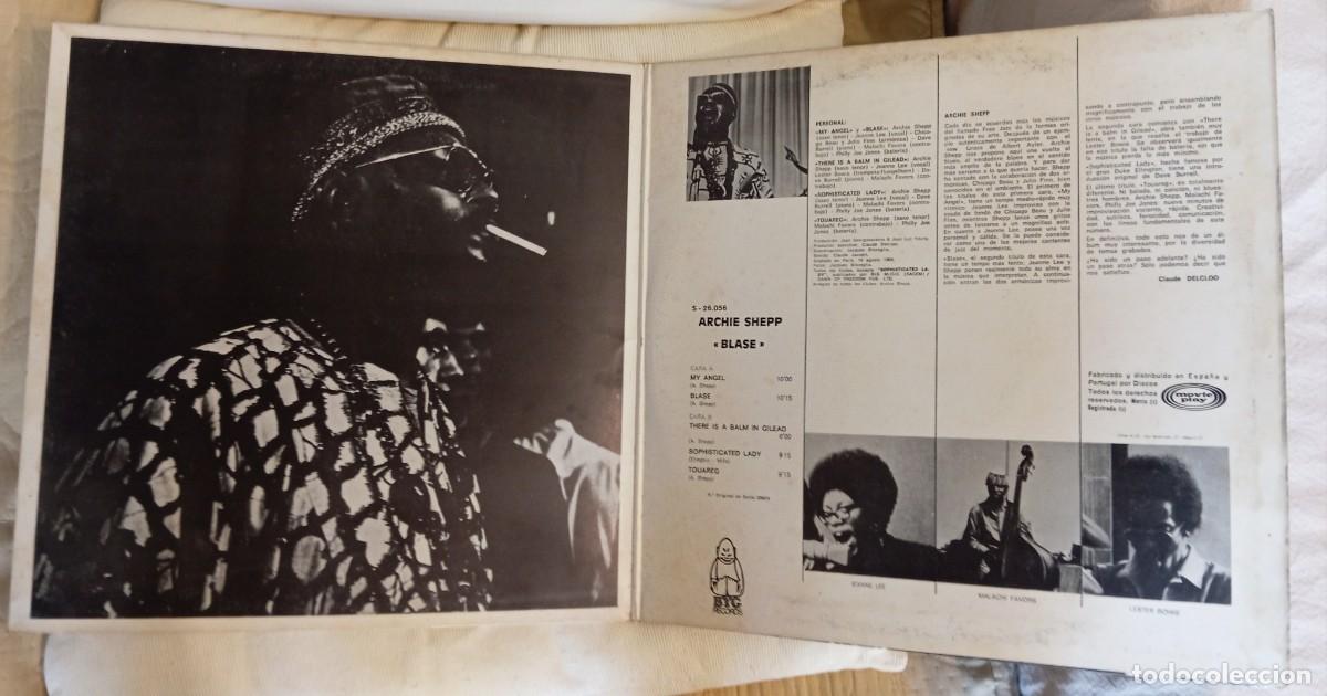 Discos de vinilo: ARCHIE SHEPP - BLAS&Eacute; LP - Foto 2