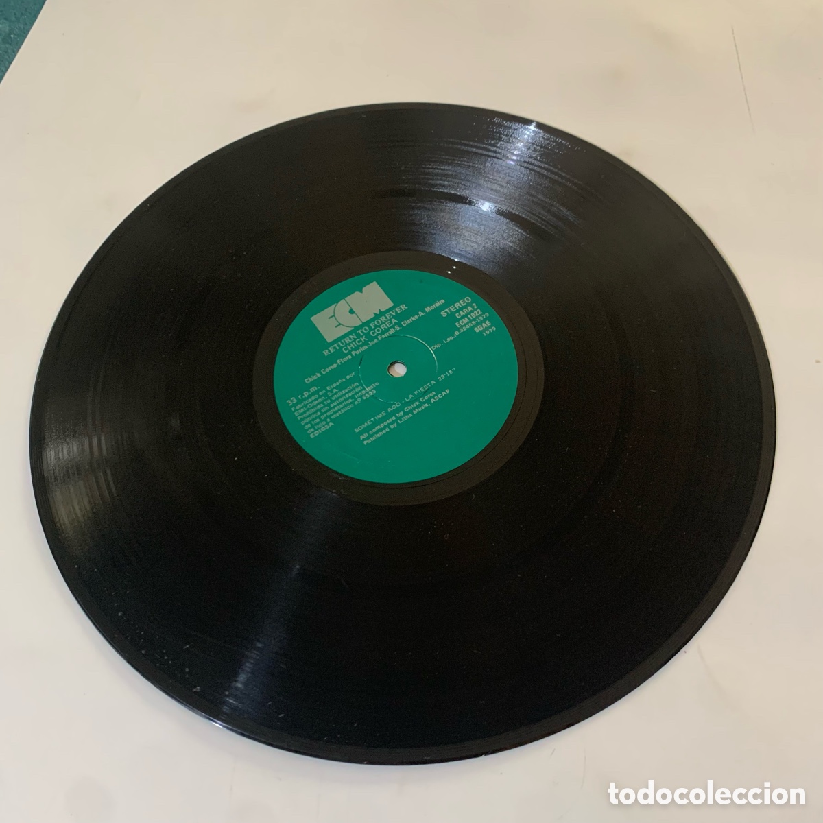 Discos de vinilo: lp Chick Corea &lrm;&ndash; Return To Forever edicion espa&ntilde;ola de 1979 - Foto 3