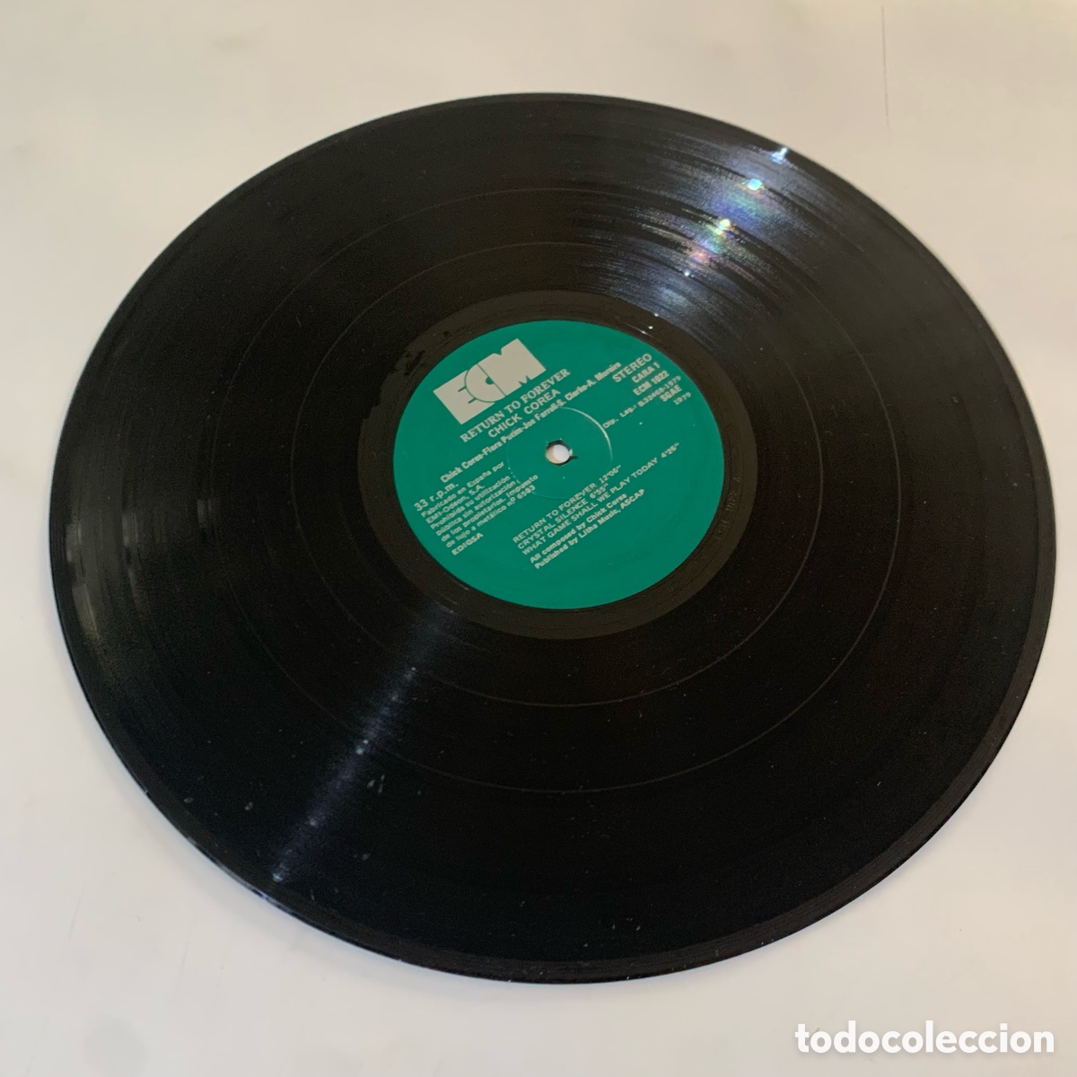 Discos de vinilo: lp Chick Corea &lrm;&ndash; Return To Forever edicion espa&ntilde;ola de 1979 - Foto 4