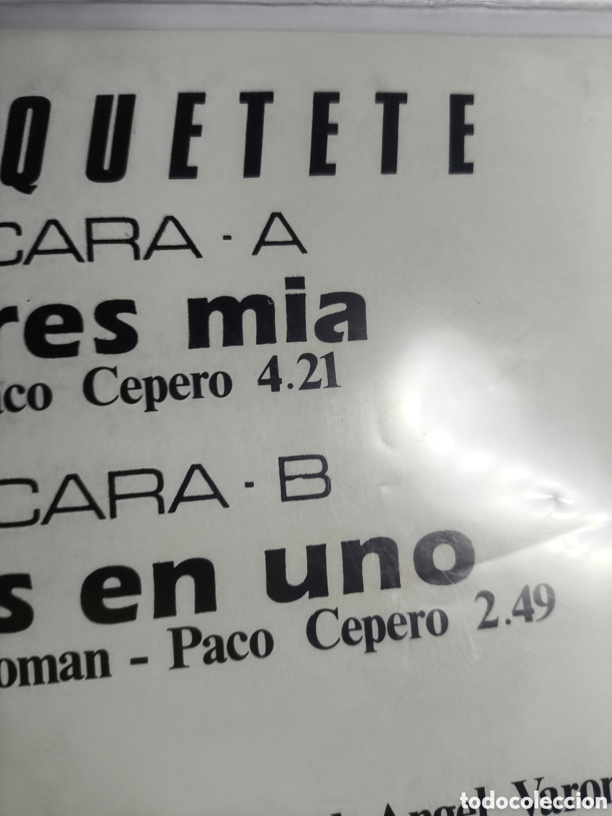 Discos de vinilo: Chiquetete.C.n.22vinilosingle - Foto 2