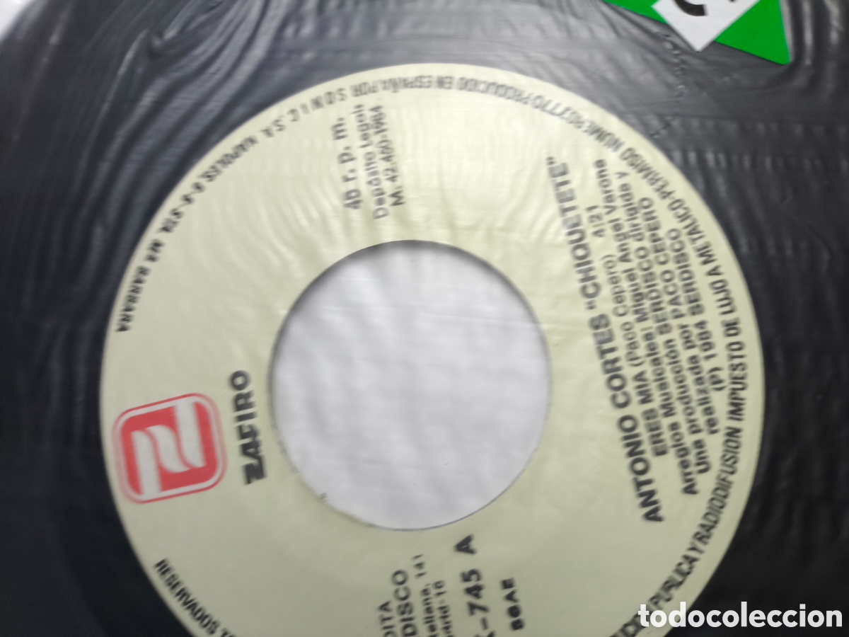 Discos de vinilo: Chiquetete.C.n.22vinilosingle - Foto 3