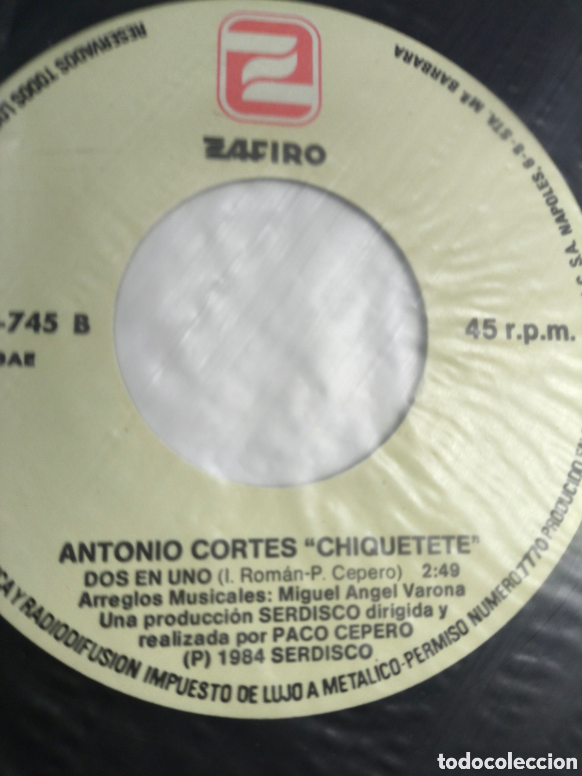 Discos de vinilo: Chiquetete.C.n.22vinilosingle - Foto 4