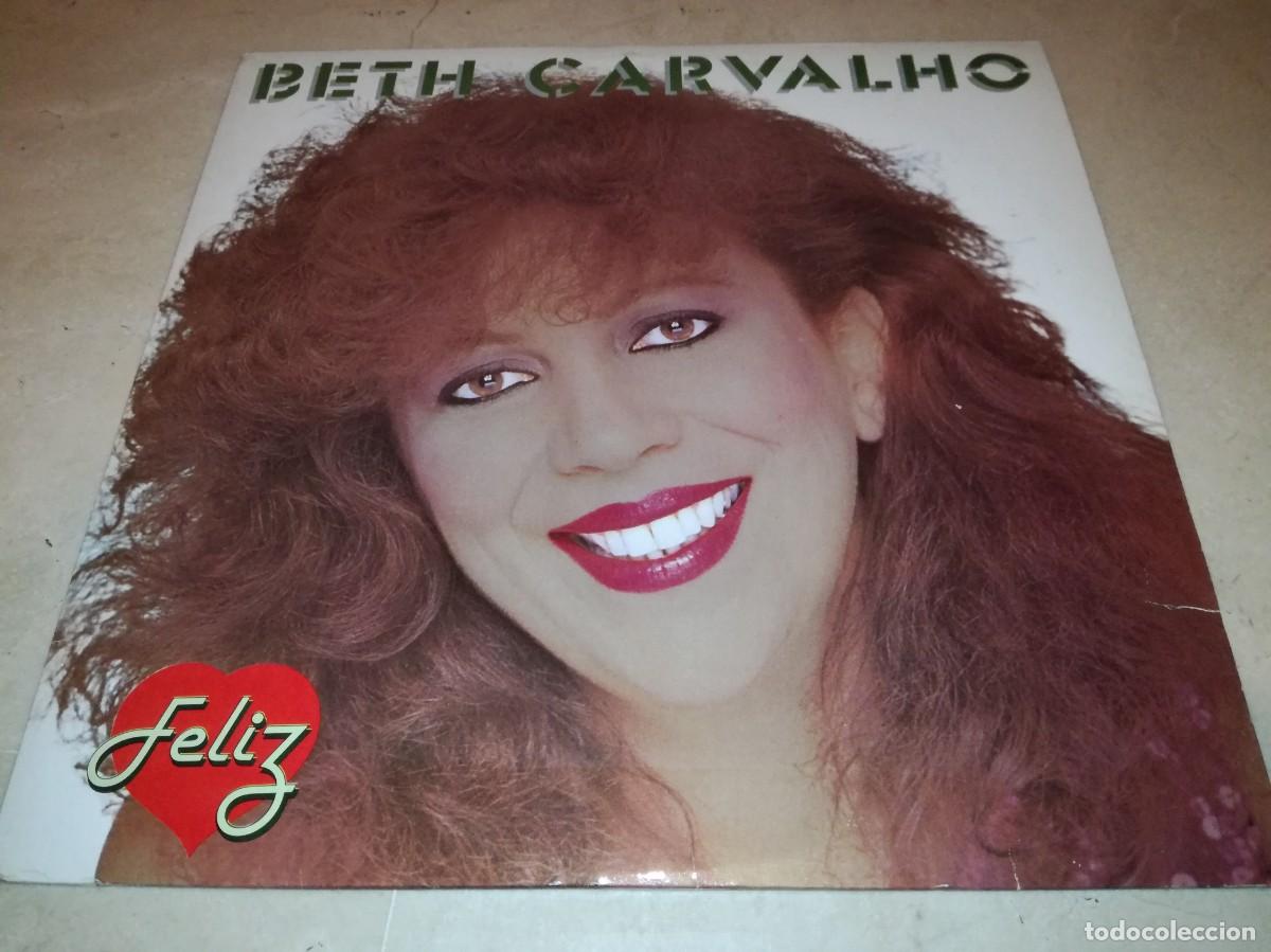Disques de vinyle: BETH CARVALHO-FELIZ-CONTIENE ENCARTE-EDICI&Oacute;N ORIGINAL BRASILE&Ntilde;A 1984