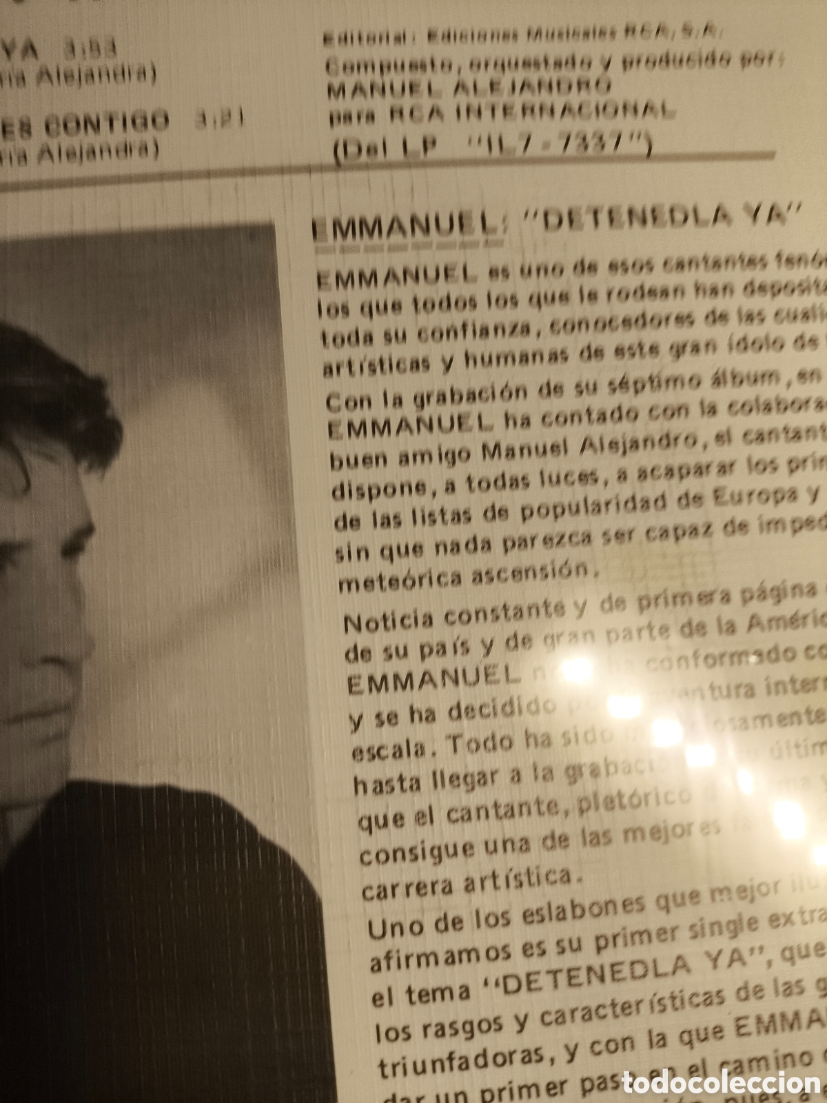Discos de vinilo: Emmanuel.E.n.339vinilosingle - Foto 2