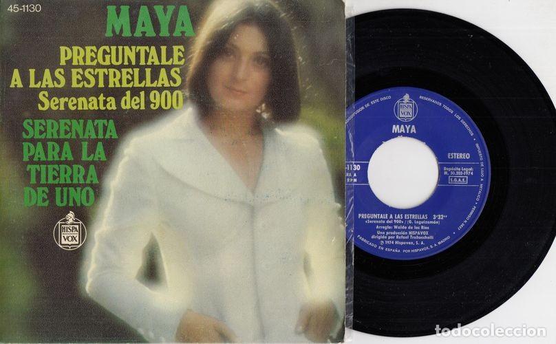Discos de vinilo: MAYA - PREGUNTALE A LAS ESTRELLAS - SINGLE DE VINILO - C-30 - Foto 1