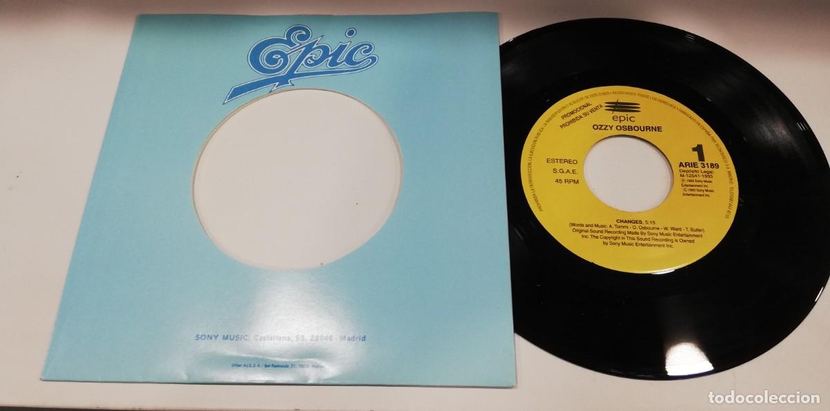 Discos de vinilo: SCO64-Ozzy Osbourne - Changes (7&rdquo;, S/Sided, Single, Promo) - Foto 1