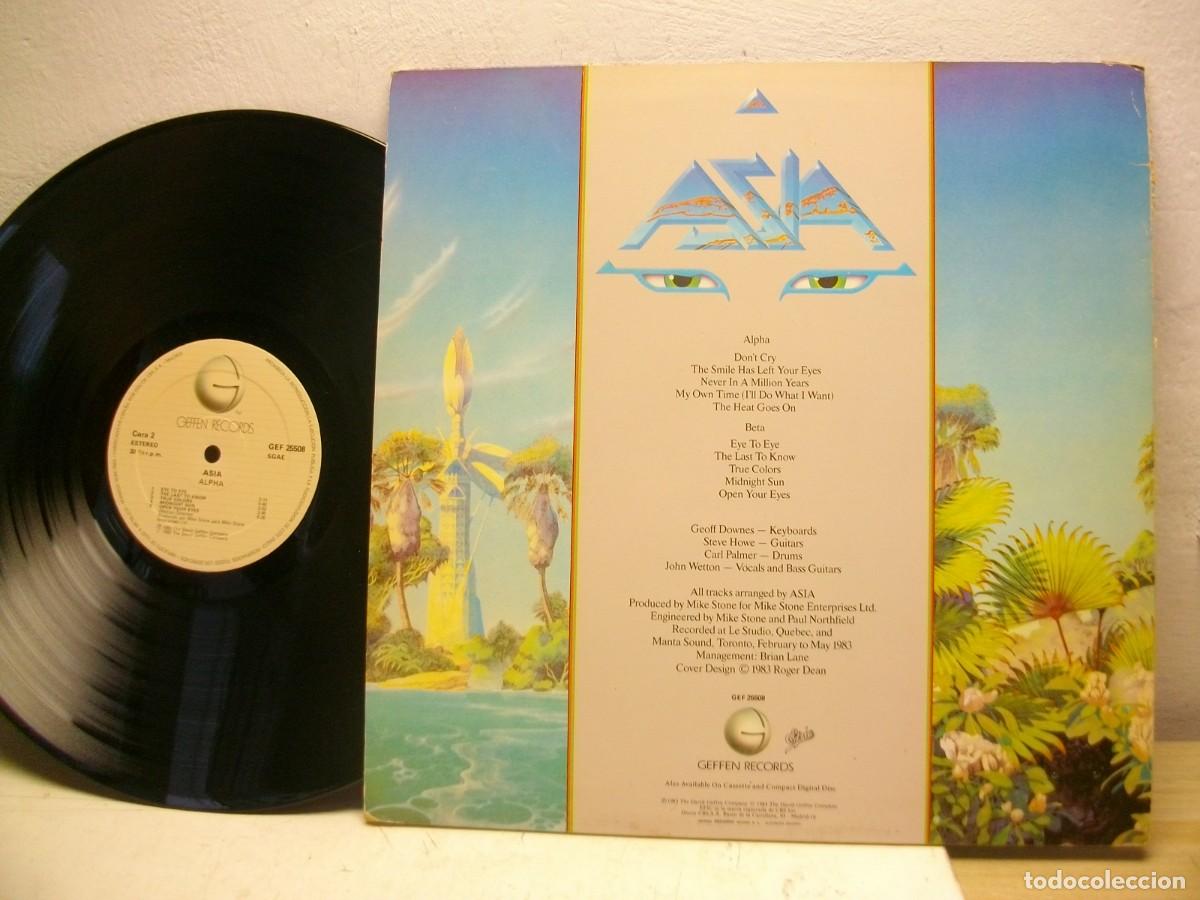 Discos de vinilo: Asia &ndash; Alpha LP 1983 - Foto 2