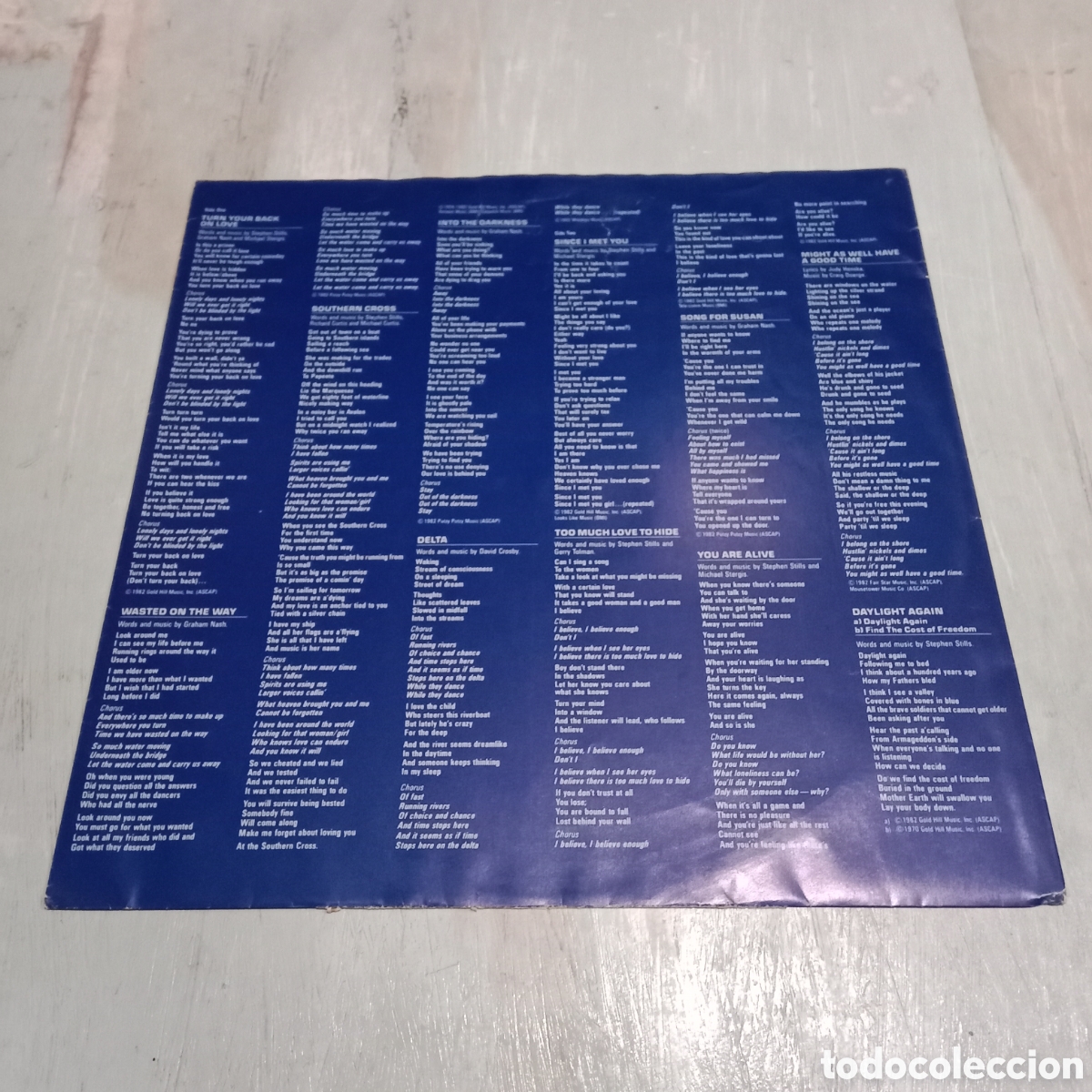 Discos de vinilo: CROSBY, STILLS & NASH - DAYLIGHT AGAIN - LP - Foto 3