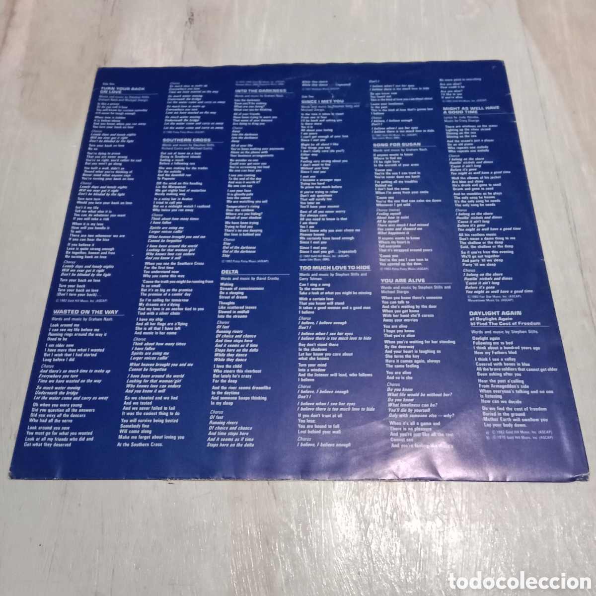 Discos de vinilo: CROSBY, STILLS & NASH - DAYLIGHT AGAIN - LP - Foto 5