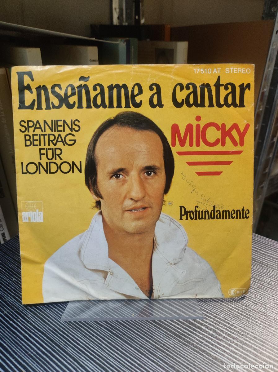 Discos de vinilo: Micky &ndash; Ense&ntilde;ame A Cantar - Foto 1
