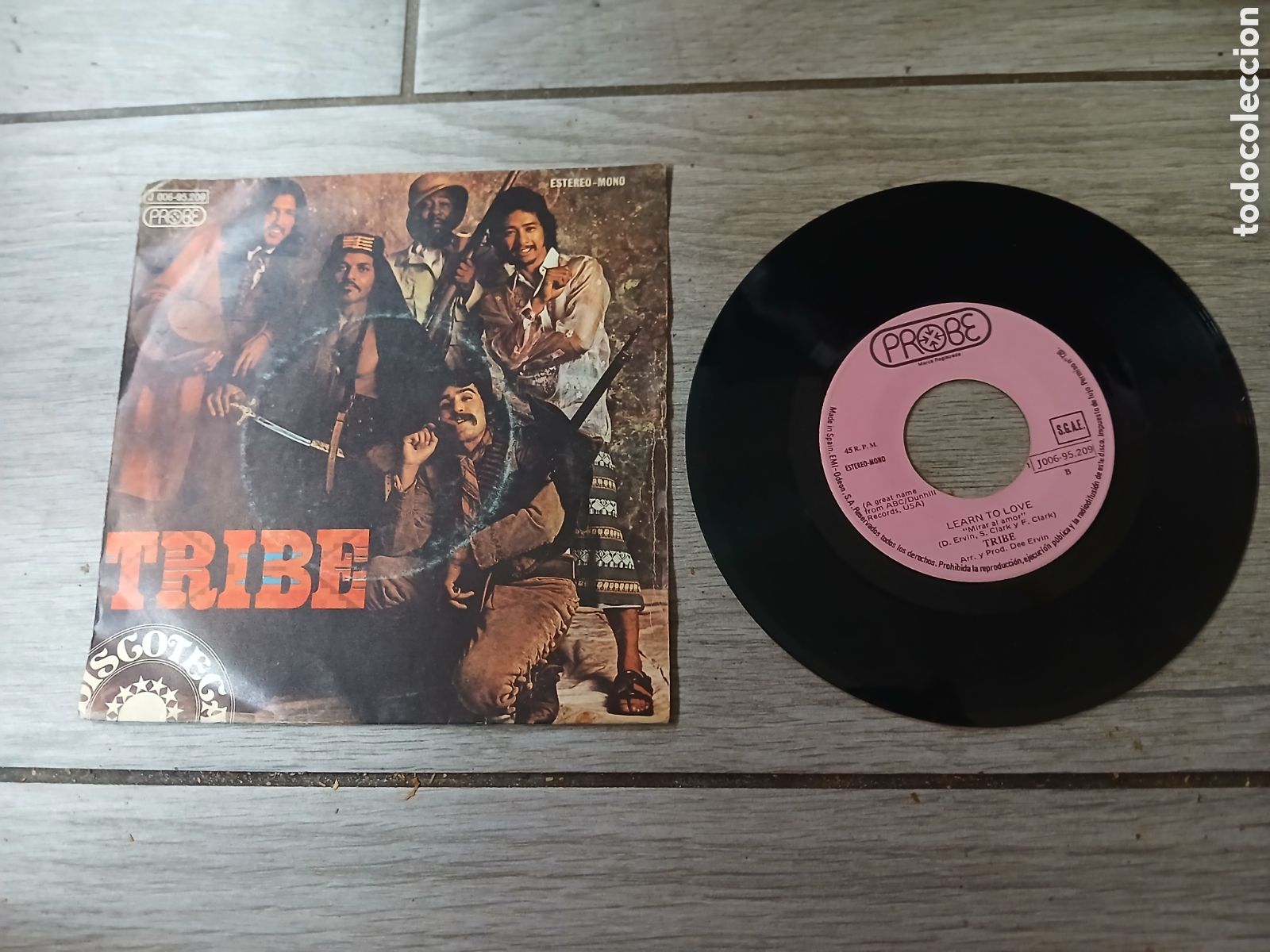 Discos de vinilo: TRIBE - TRIBE - SINGLE - SPAIN - PROBE - L - - Foto 1