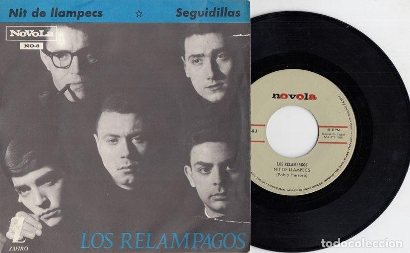 Discos de vinilo: LOS RELAMPAGOS - NIT DE LLAMPECS - SINGLE DE VINILO - CS - 30 - Foto 1
