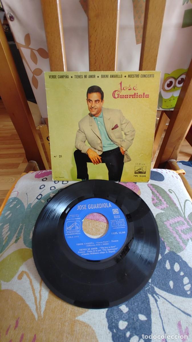 Discos de vinilo: JOSE GUARDIOLA-EP VERDE CAMPI&Ntilde;A +3 - Foto 1