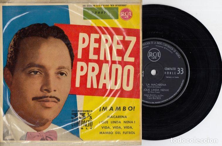 Discos de vinilo: PEREZ PRADO - MAMBO MACARENA - EP DE VINILO - CS - 30 - Foto 1