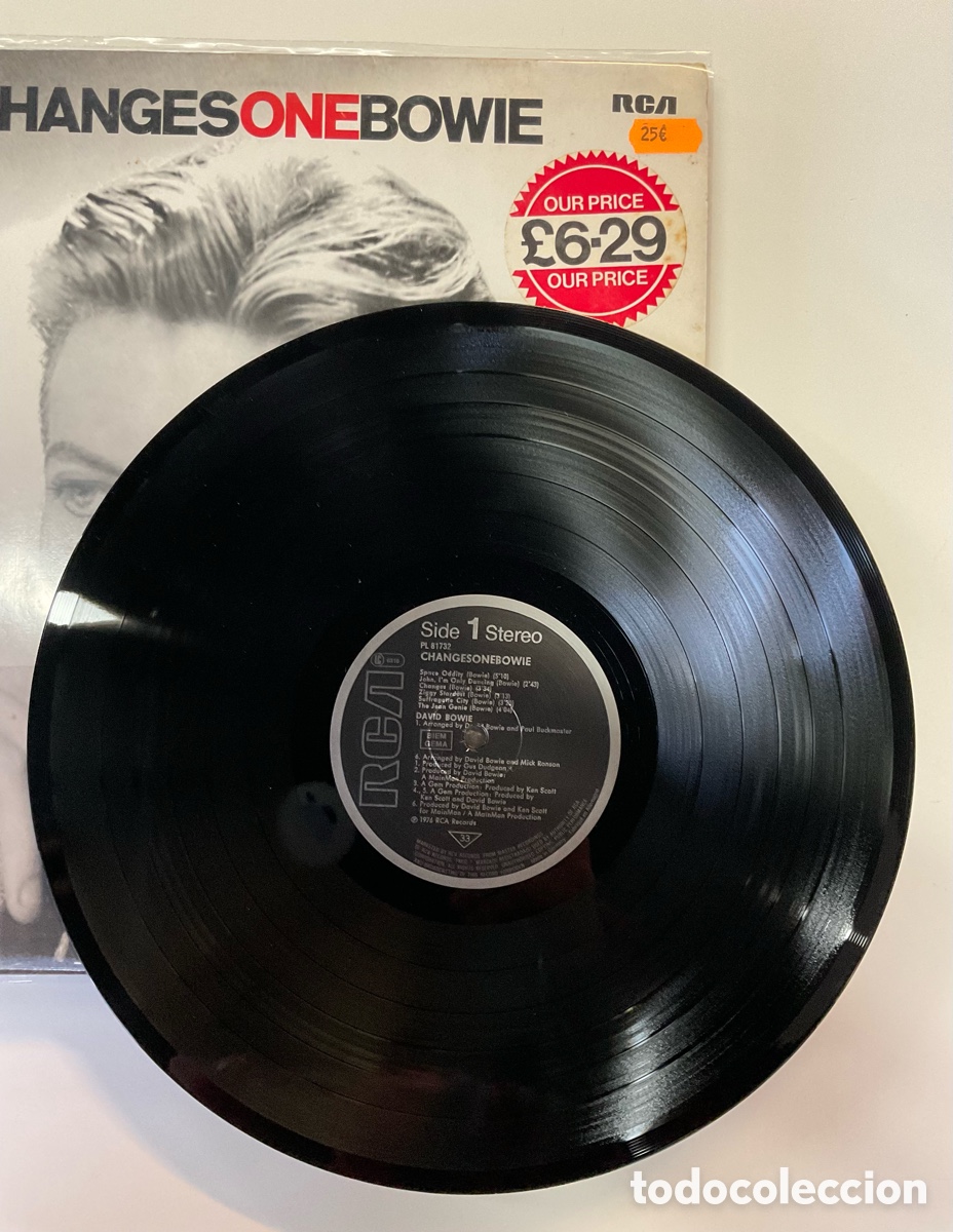 Discos de vinilo: DAVID BOWIE. ChangesOneBowie. UK. - Foto 4