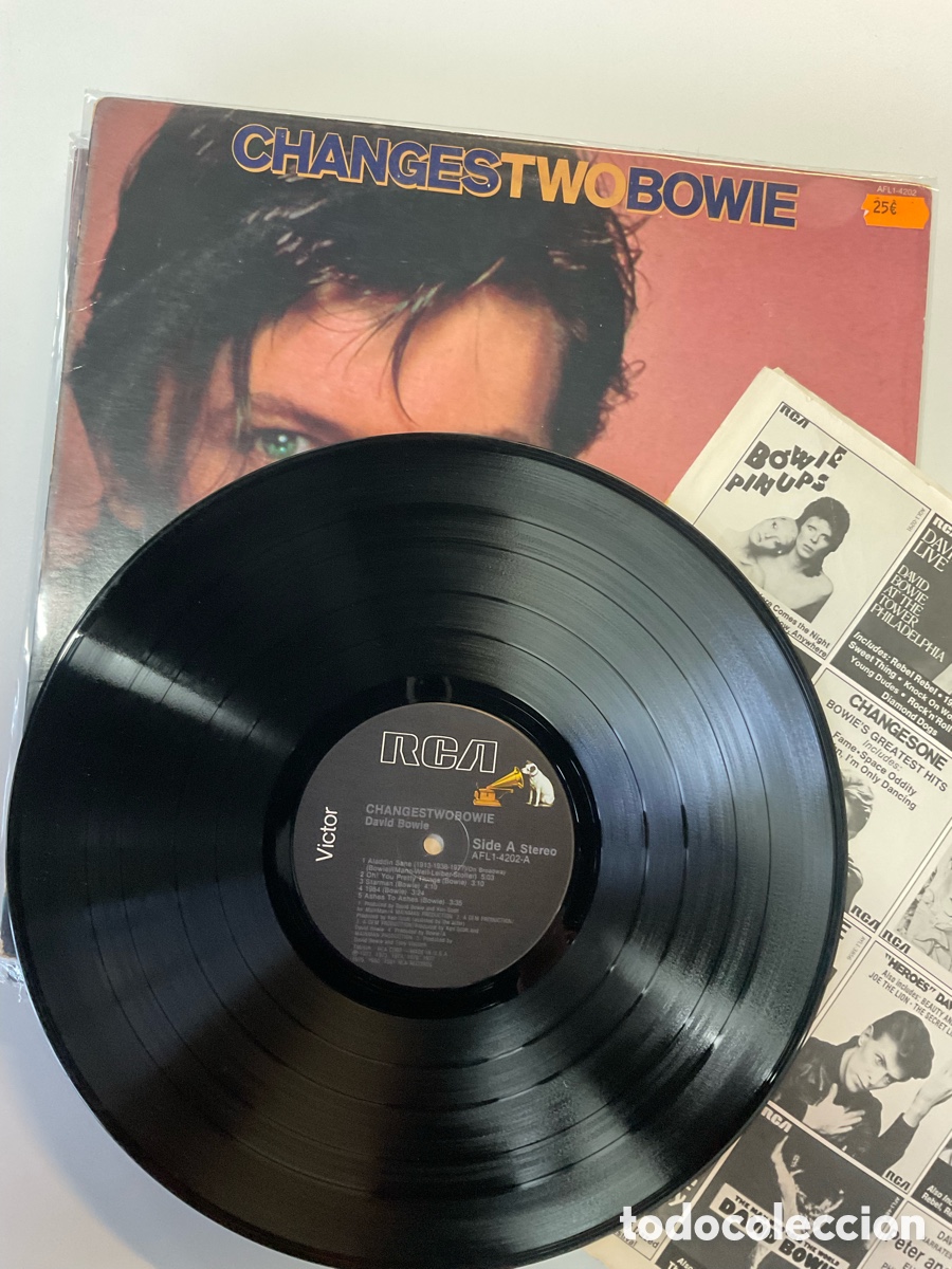 Discos de vinilo: DAVID BOWIE. ChangesTwoBowie. USA. - Foto 3