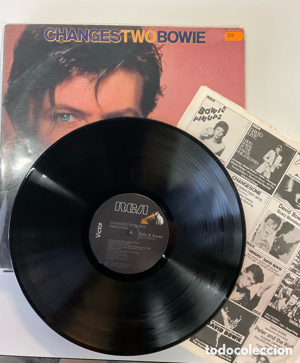 Discos de vinilo: DAVID BOWIE. ChangesTwoBowie. USA. - Foto 4