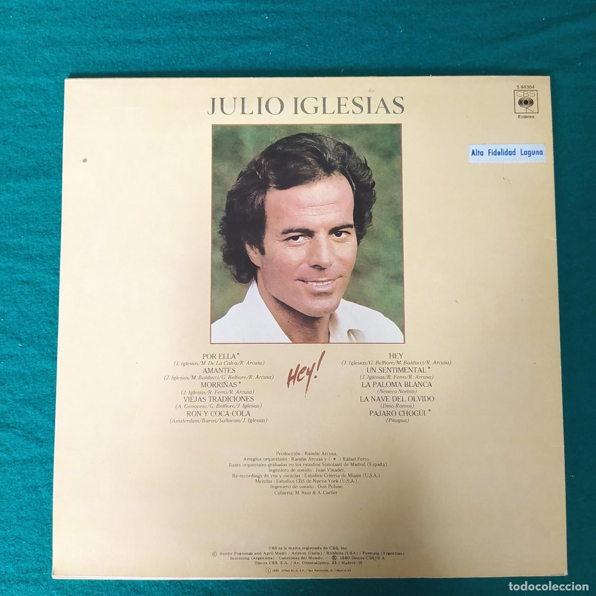Discos de vinilo: Julio Iglesias &ndash; Hey! - Foto 2