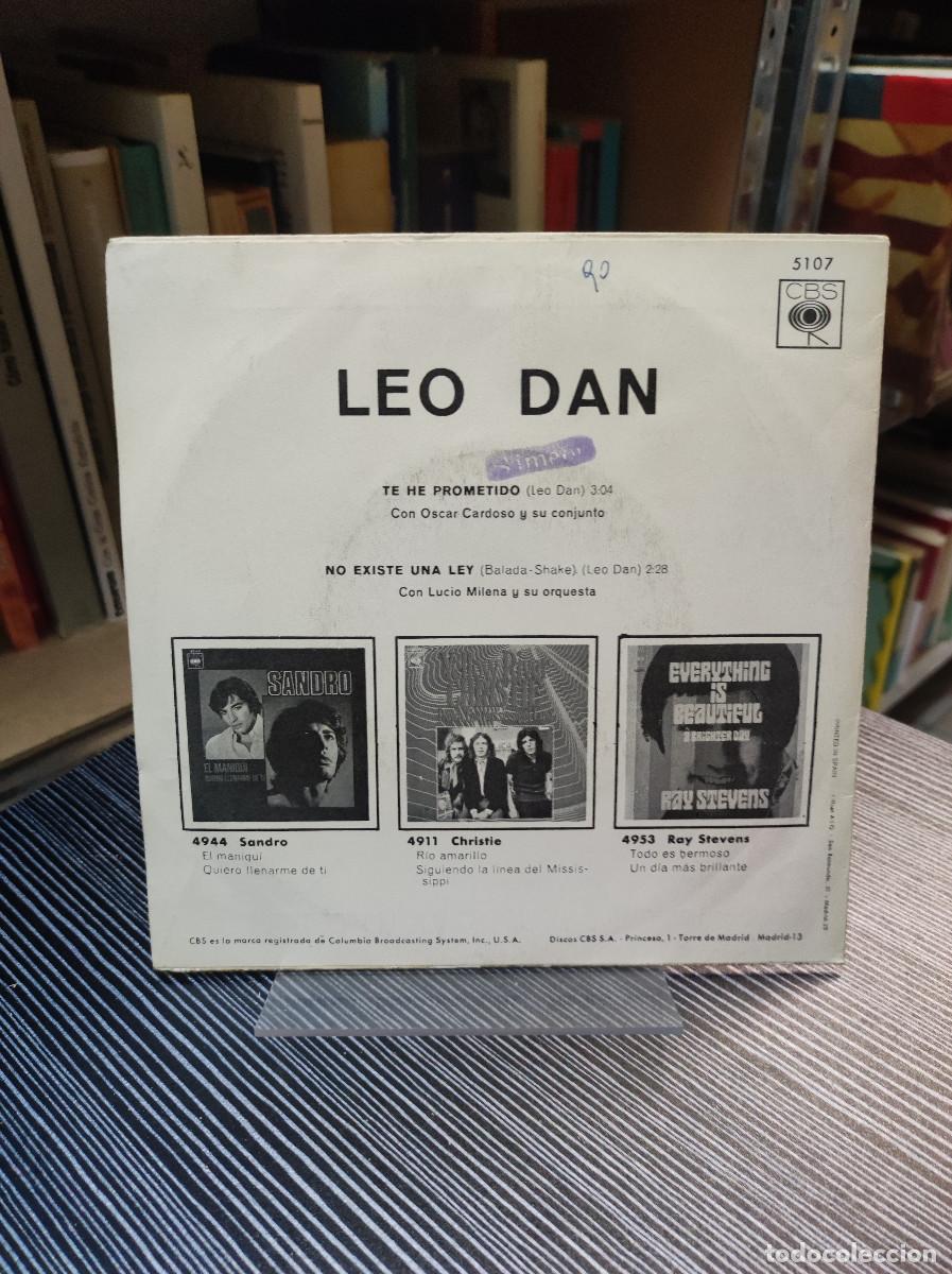Discos de vinilo: Leo Dan &ndash; Te He Prometido - Foto 2