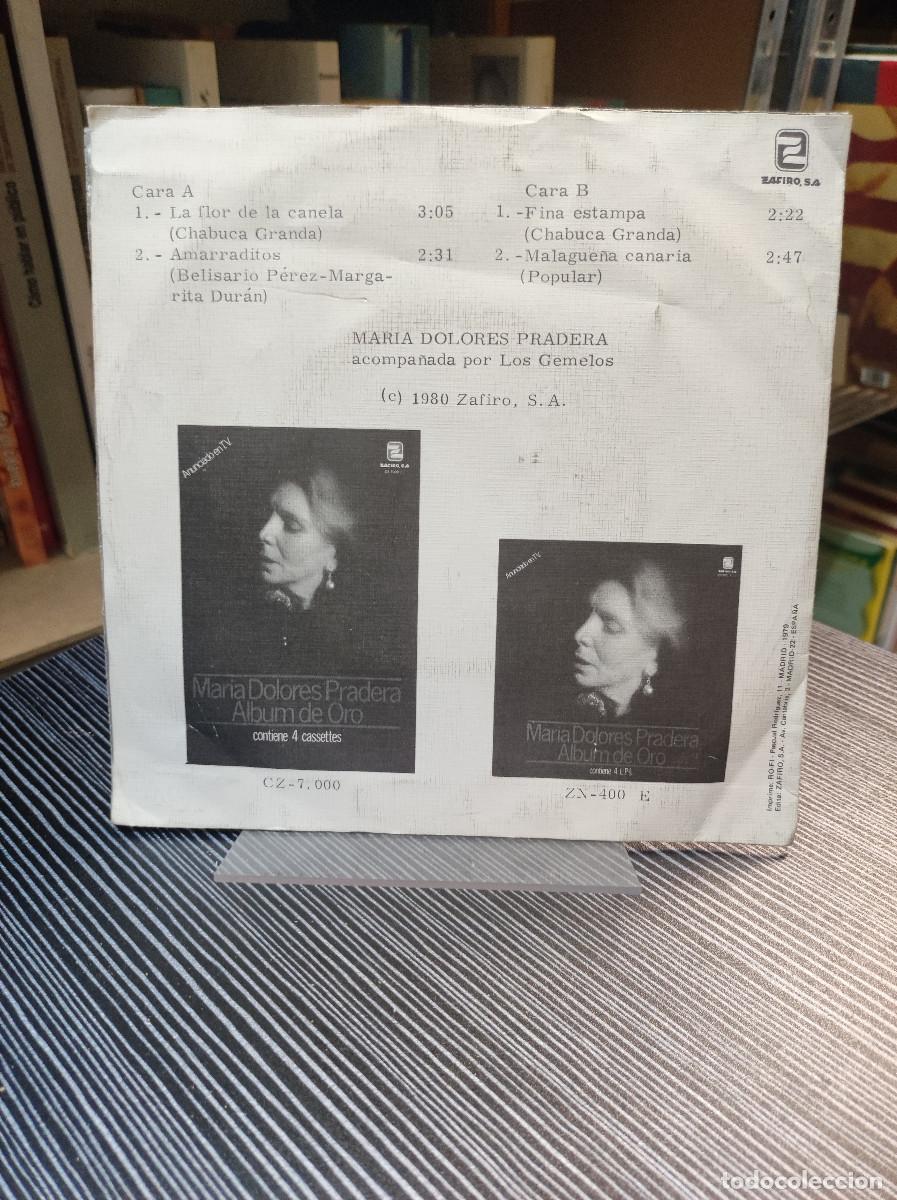 Discos de vinilo: MARIA DOLORES PRADERA EXITOS EXTRAIDOS DEL ALBUM DE ORO - Foto 2
