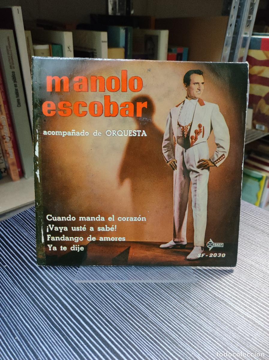 Discos de vinilo: Manolo Escobar &ndash; Cuando Manda El Coraz&oacute;n - Foto 1