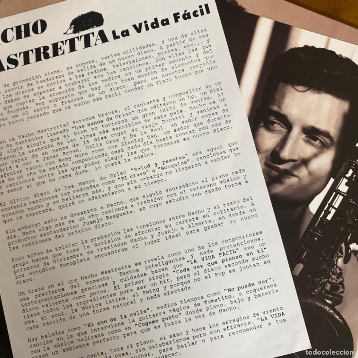 Discos de vinilo: NACHO MASTRETTA LA VIDA FACIL - Foto 4